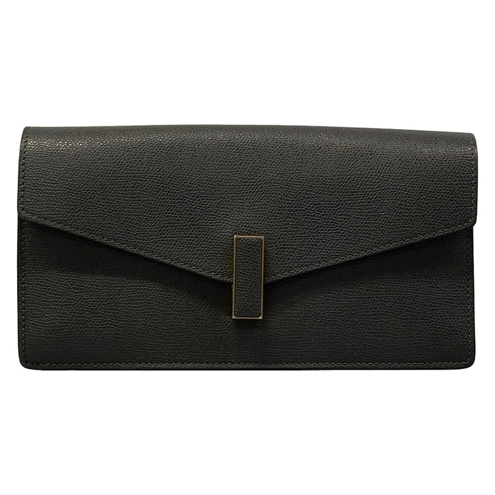 Valextra Iside Pochette Dark Gray #342352V93B